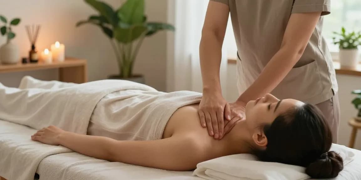 Enjoy a luxurious 출장마사지 in a serene home setting with soothing oils and tranquil atmosphere.